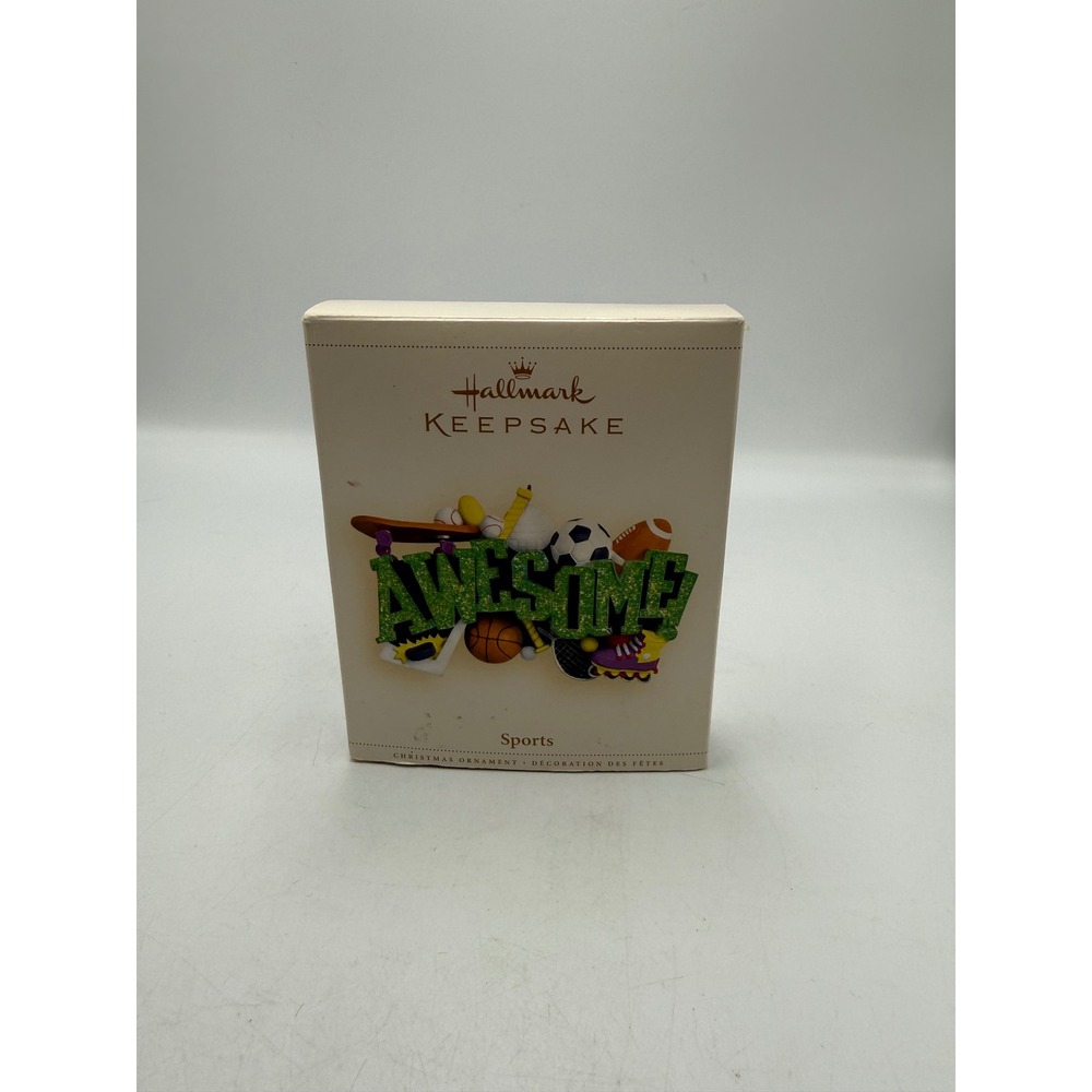 2006 Hallmark Keepsake Sports Awesome Magnet Christmas Ornament Tom Best